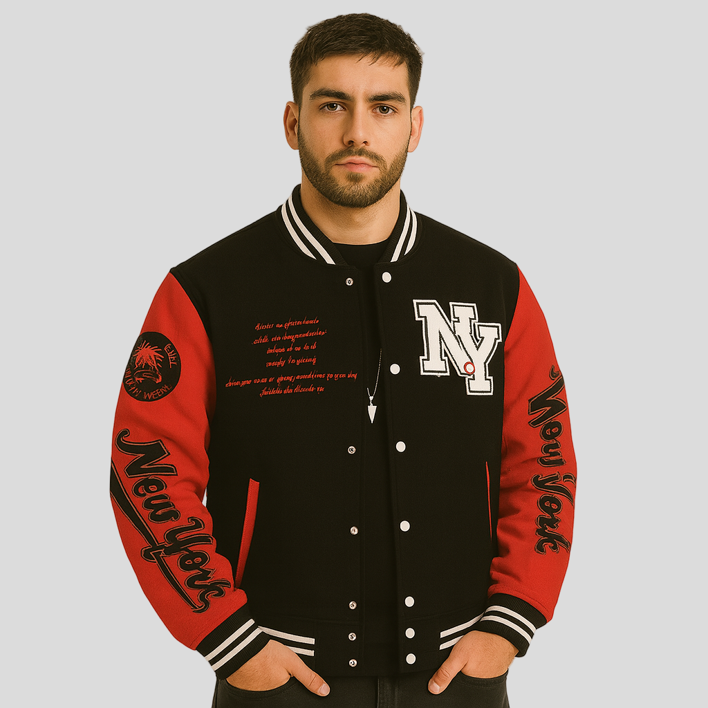 Marcus | Varsity Strick Fleece Jacket