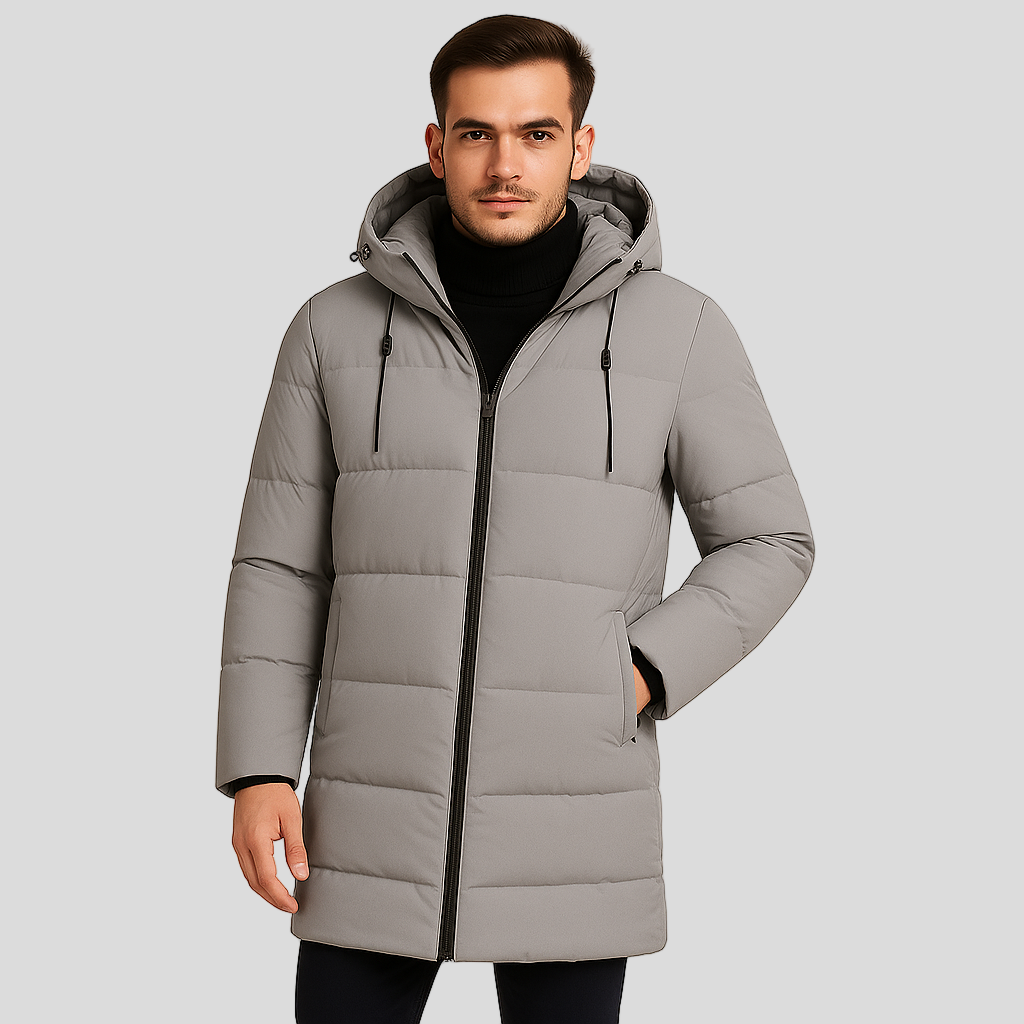 Kurtis | Men's Quilted Jacket with Stand-up Collar