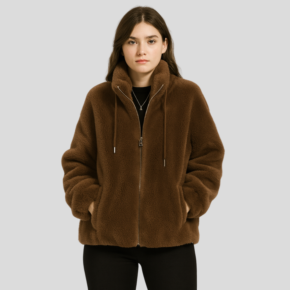 Kortney | Red Faux Fur Coat