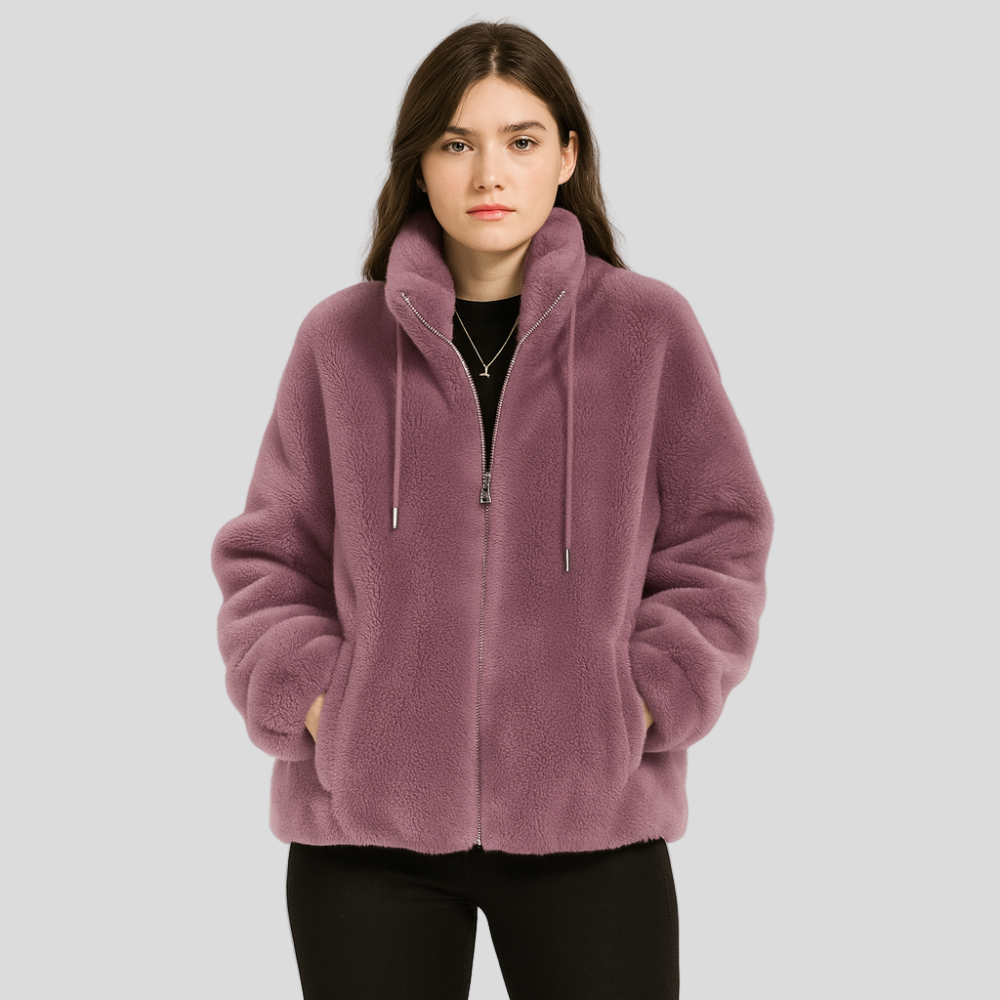 Kortney | Red Faux Fur Coat