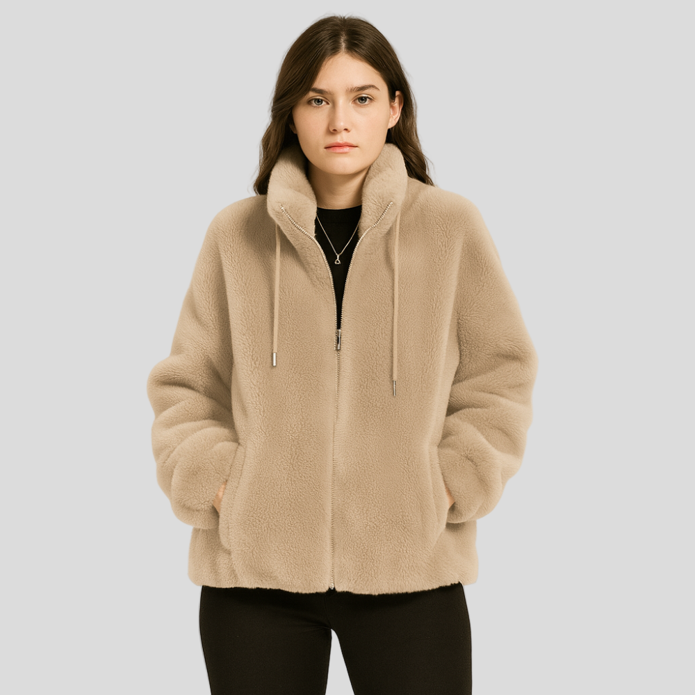 Kortney | Red Faux Fur Coat