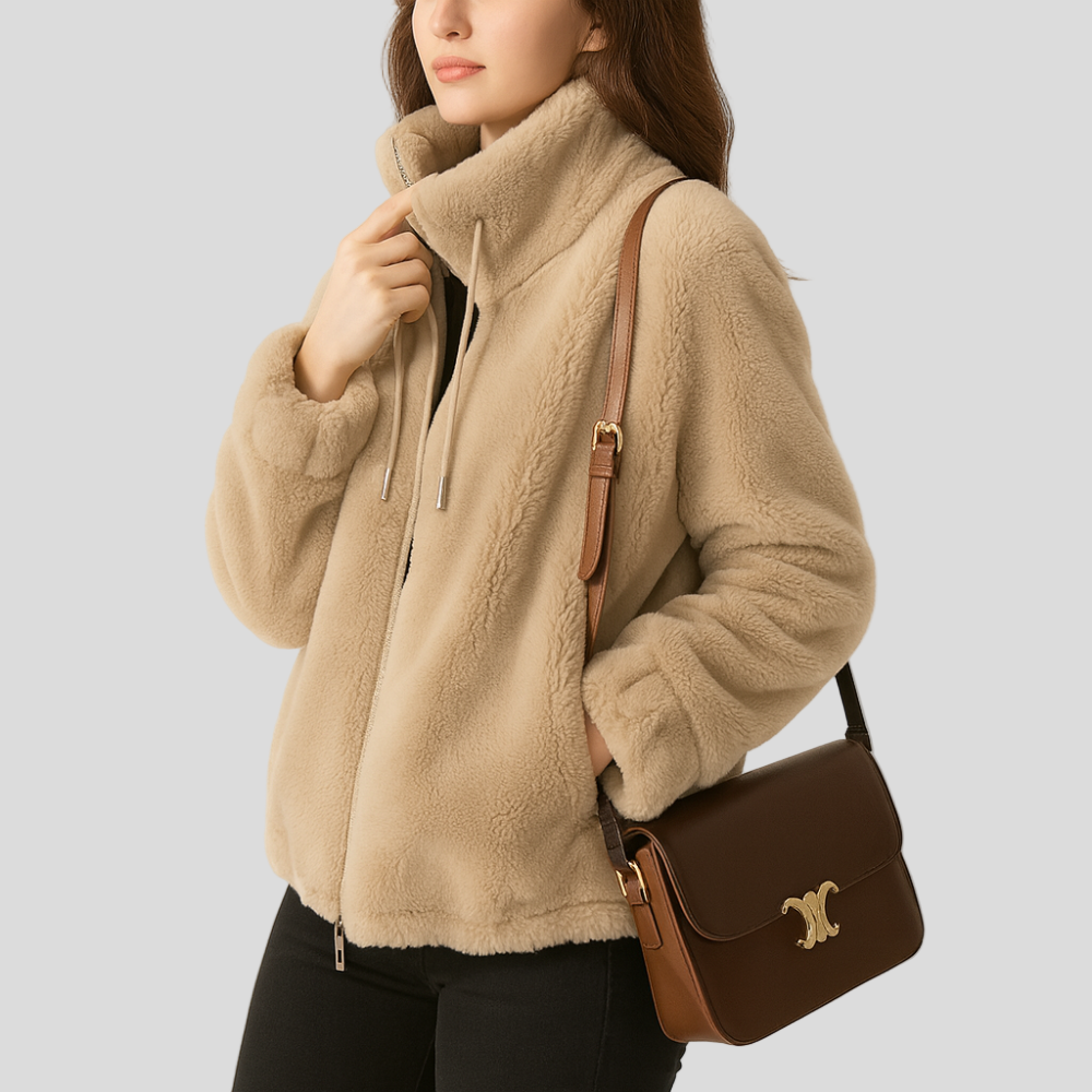 Kortney | Red Faux Fur Coat