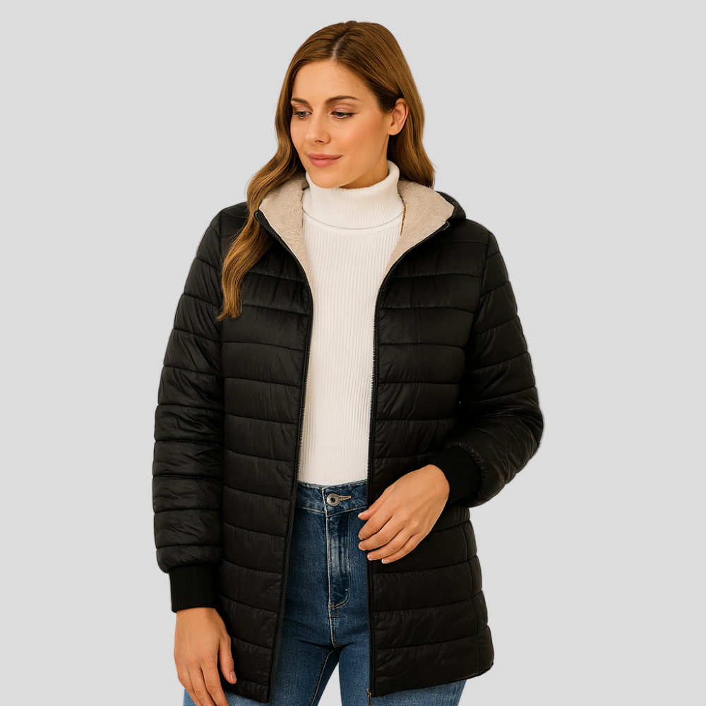 Veronica | Casual Quilted Fabric Coat