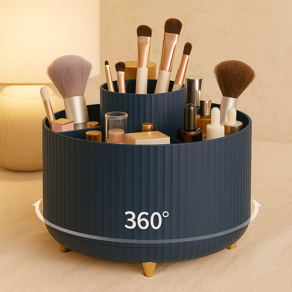 360° Rotating Organizer for Cosmetics and Accessories