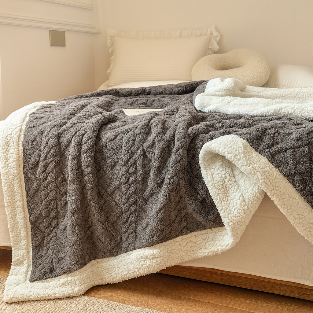Thick Double-sided Fleece Blanket