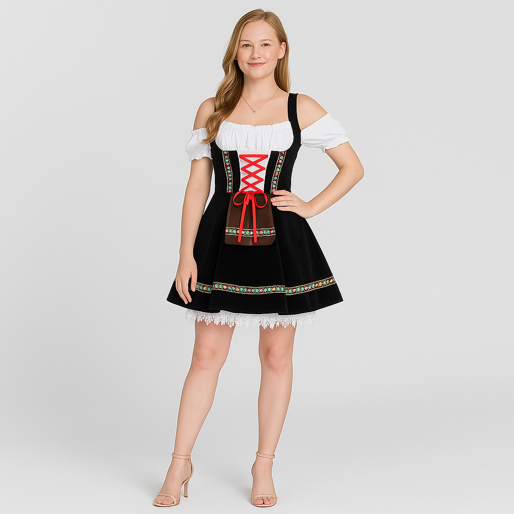 Women's Traditional Dress – Classic Bavarian Dirndl