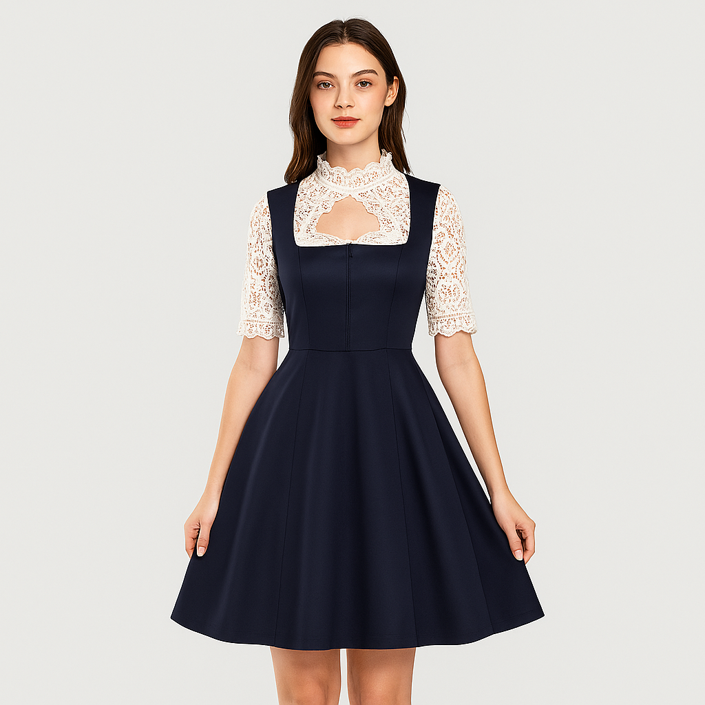 Women's Traditional Dress β Lace Dirndl for Oktoberfest in Munich