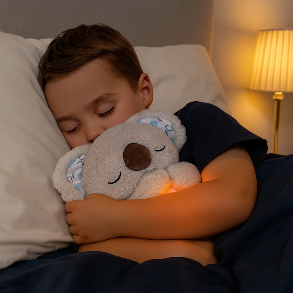 Atmender Plush Companion – Calming Sounds, Night Light, and Stress Relief | Perfect for Children and Adults