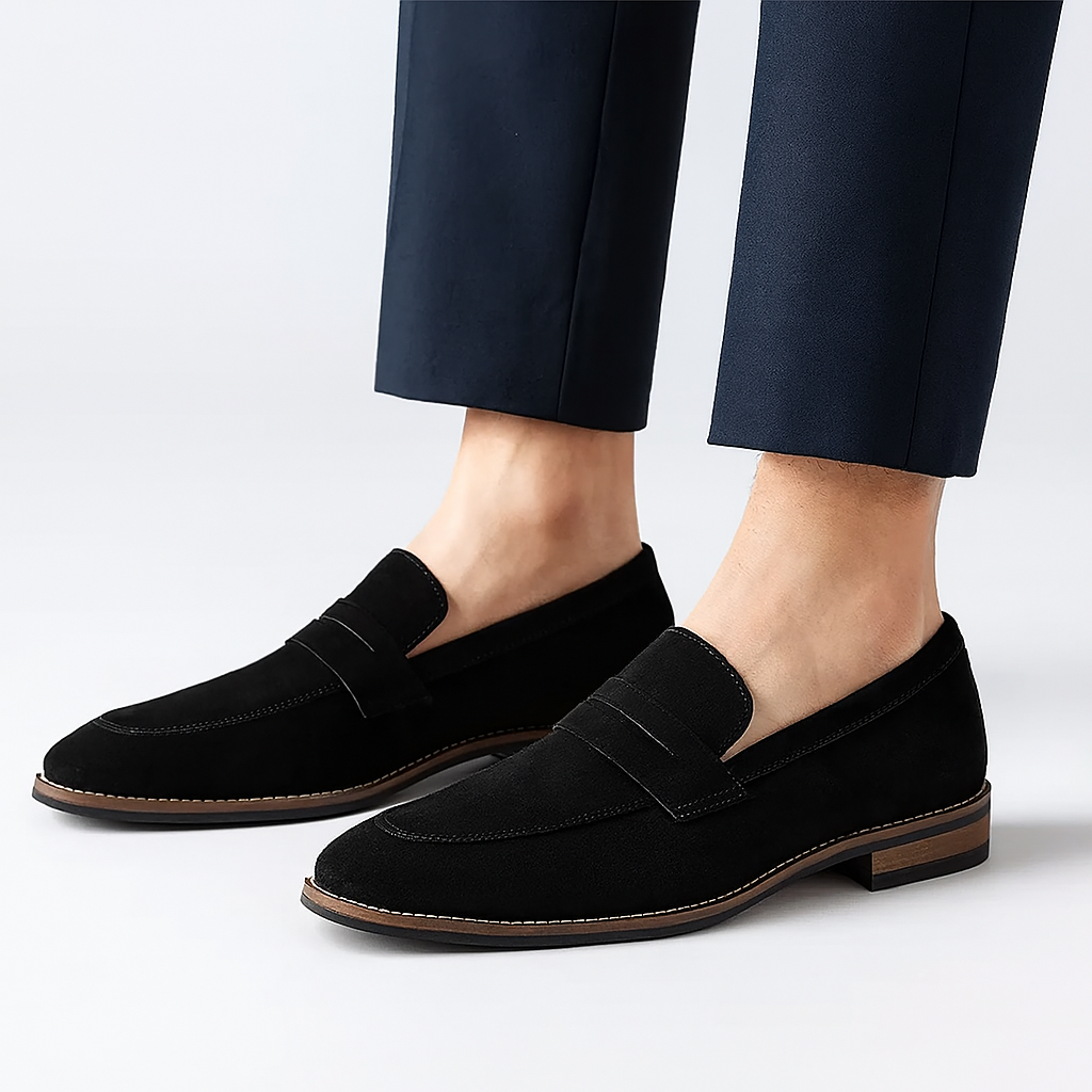 Jameson Suede Loafers for Men – Soft Slip-On Casual Shoes