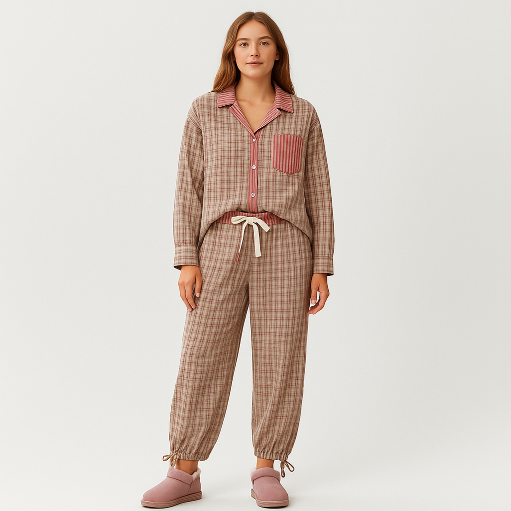 Viktoria – Women's 2-Piece Relaxed Pajama Set – Soft and Comfortable Pajamas