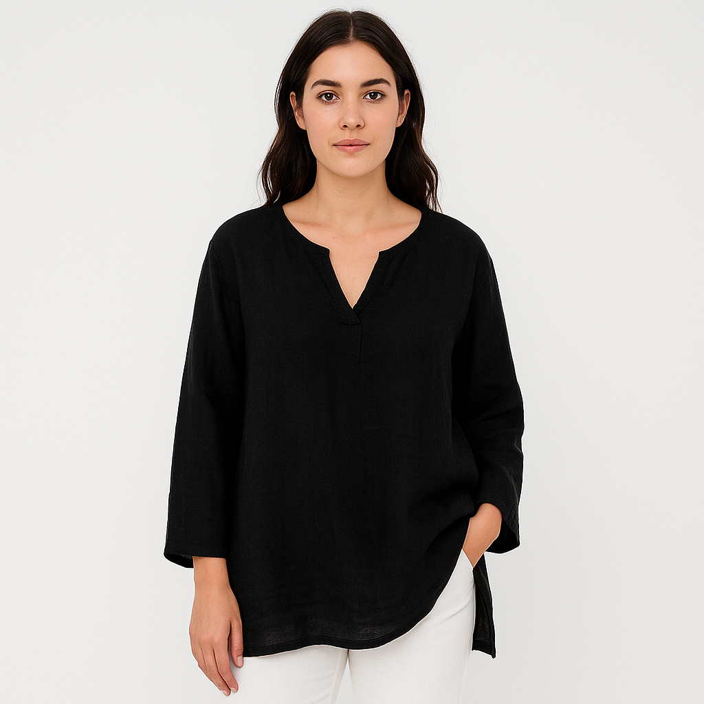 Bianca - Linen Blouse Summer Chic