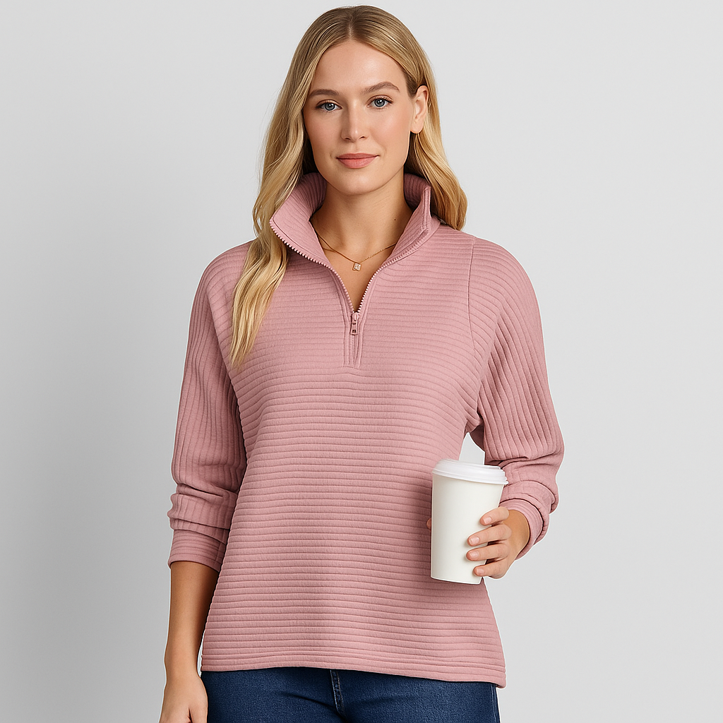 Agnes - Elegant High Neck Sweater