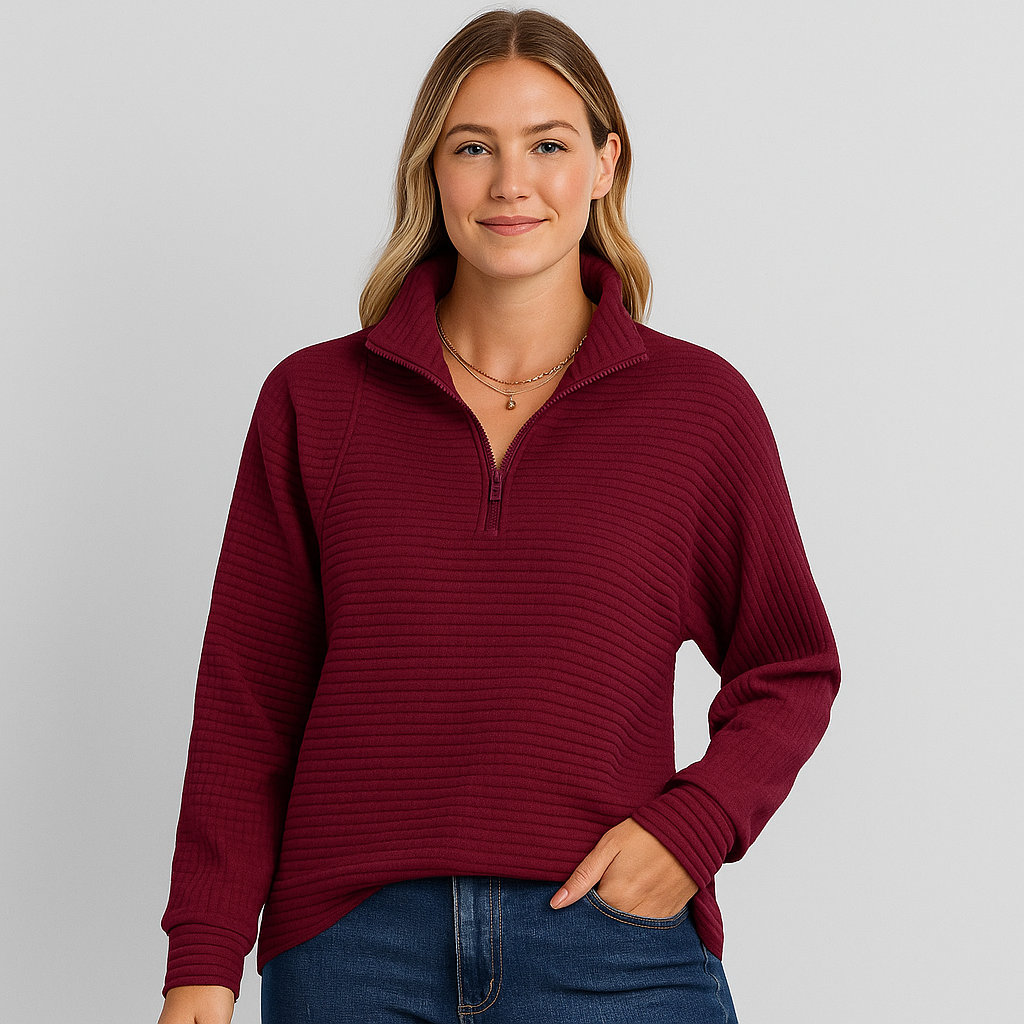 Agnes - Elegant High Neck Sweater