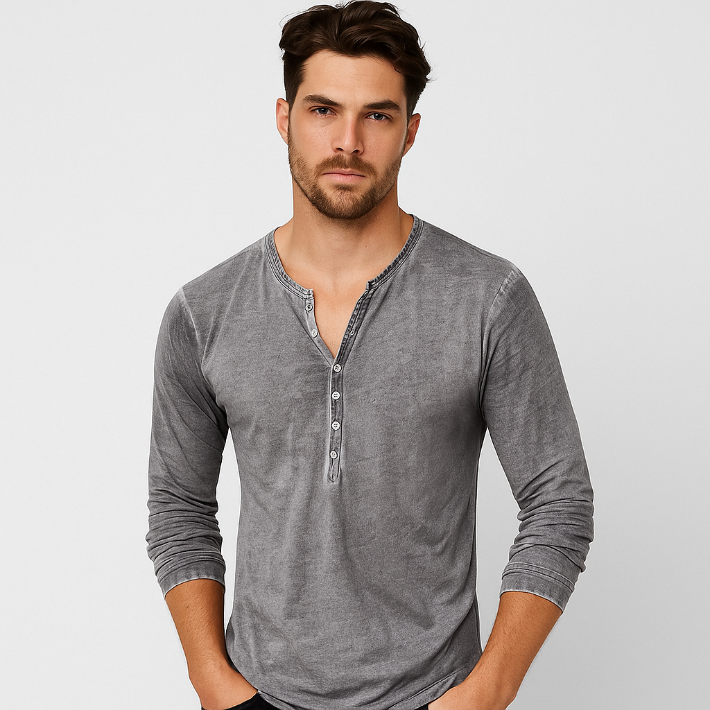 Henry - Men's Classic Button-Down Sweater