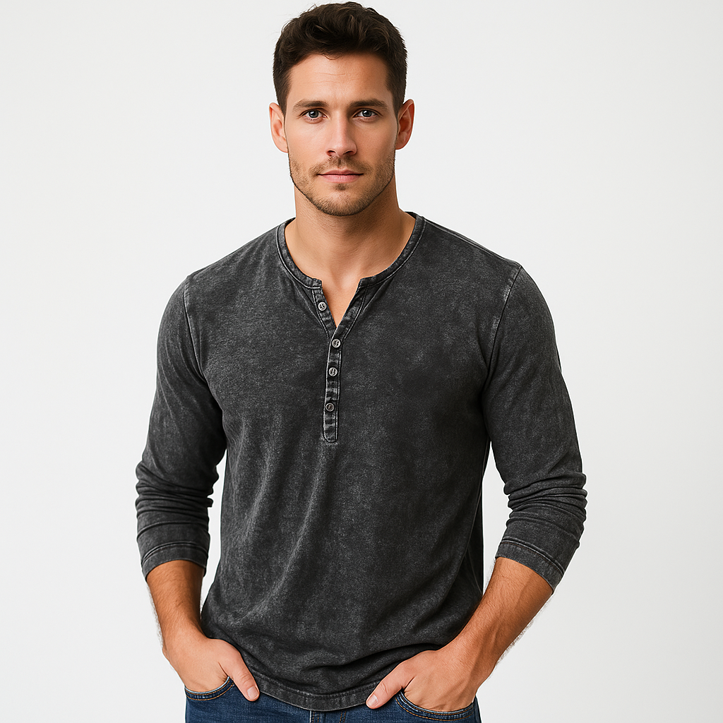 Henry - Men's Classic Button-Down Sweater