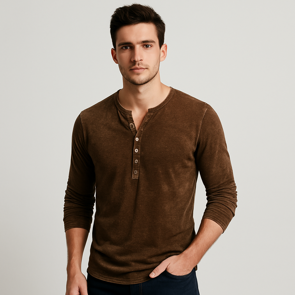 Henry - Men's Classic Button-Down Sweater