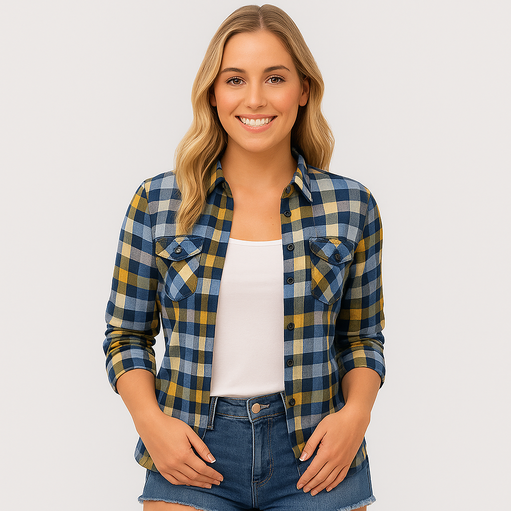 Lucia - Checked Blazer