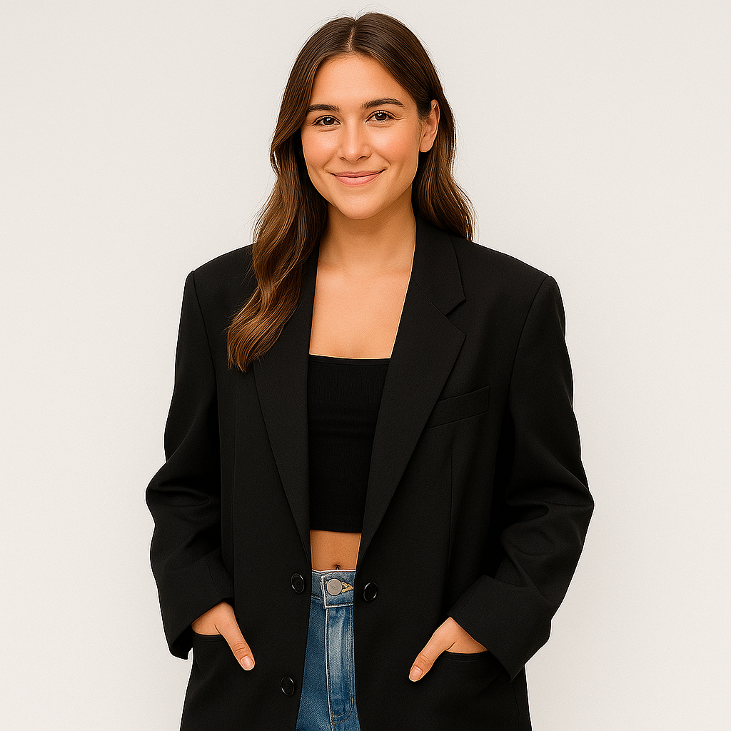 Olivia Oversized Classic Blazer - Timeless Elegance and Comfort