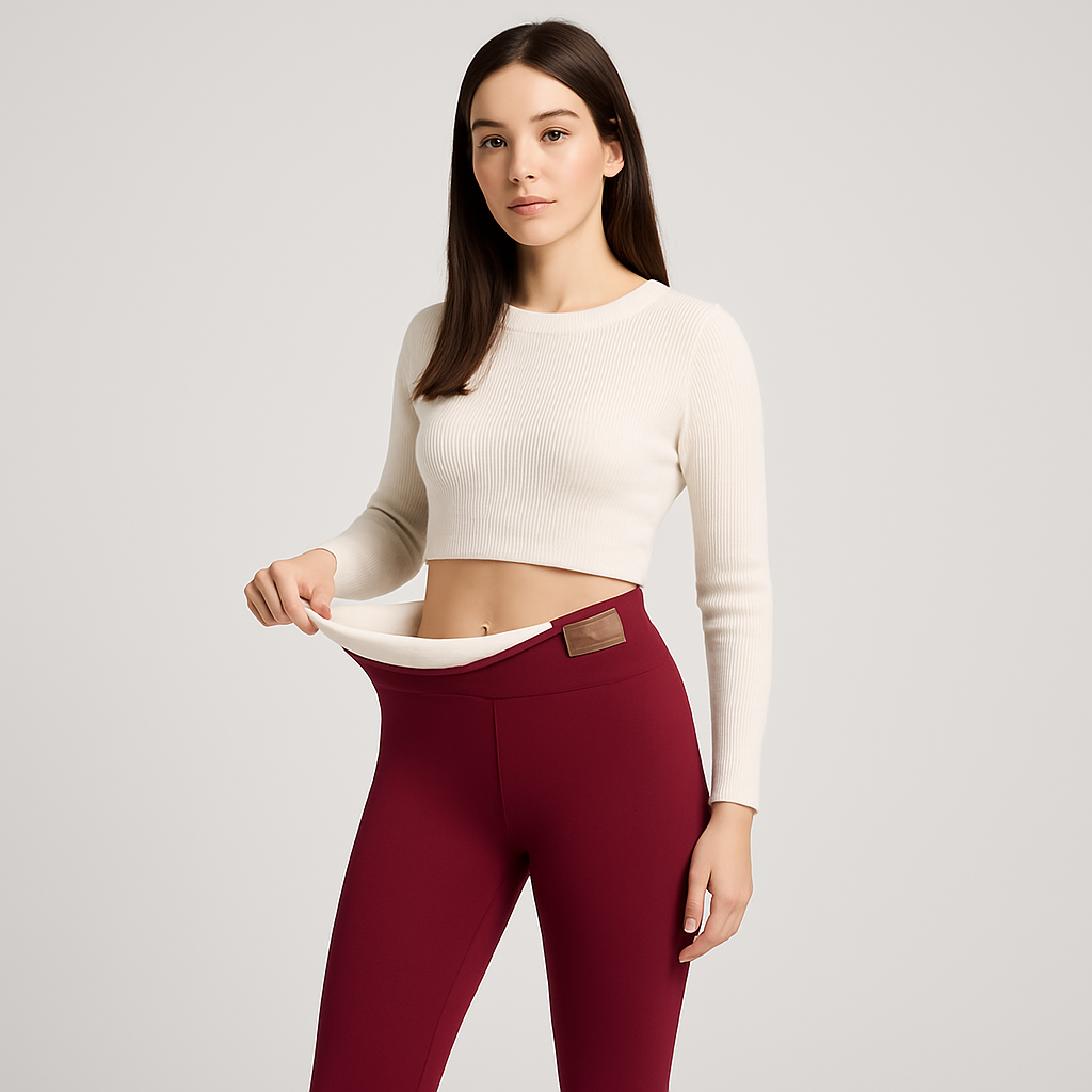Georgia | High-cut Thermal Stretch Leggings – Warmer Winter Comfort