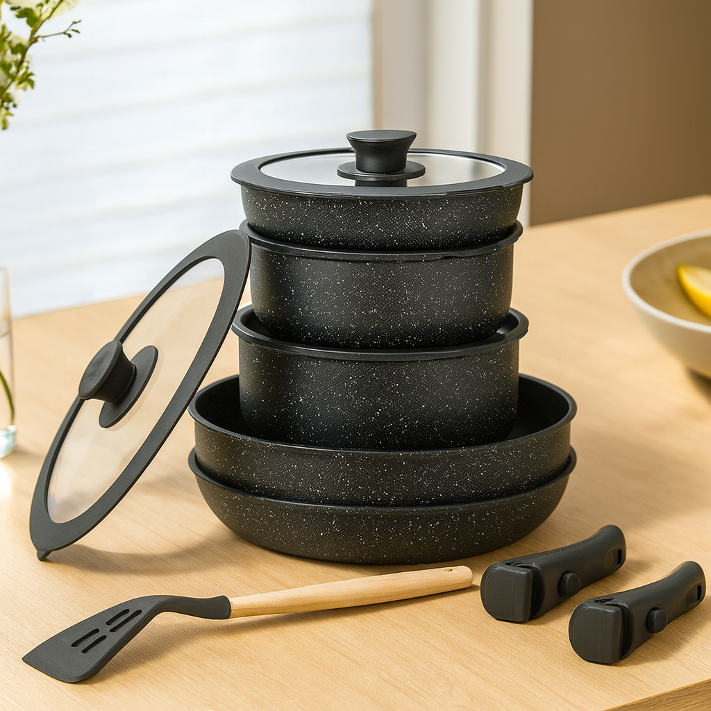 Cuisar | 5-Piece Ceramic Non-Stick Cookware Set