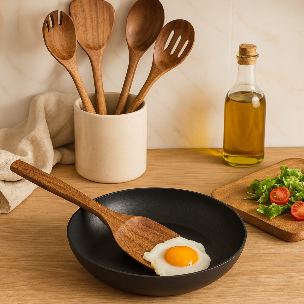 Acrona | 9-Piece Kitchen Utensil Set Made of Acacia Wood