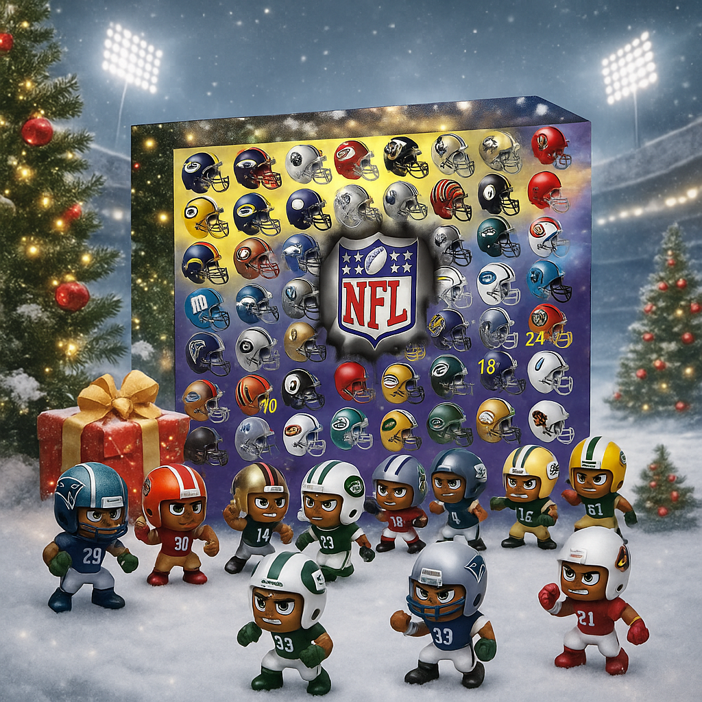 NY NFL Advent Calendar - the one with 24 small doors