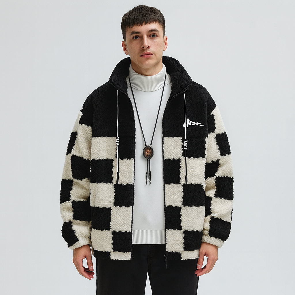 Magnus | Unisex Winter Coat Made of Lamb Wool with Fleece Lining