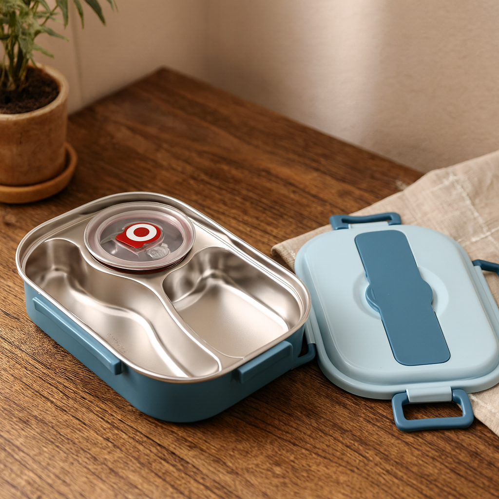 Internal stainless steel lunch box