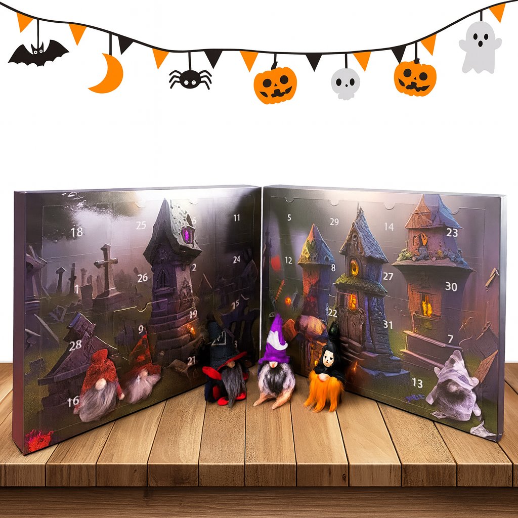 NordicCharm Christmas Elf Advent Calendar Countdown