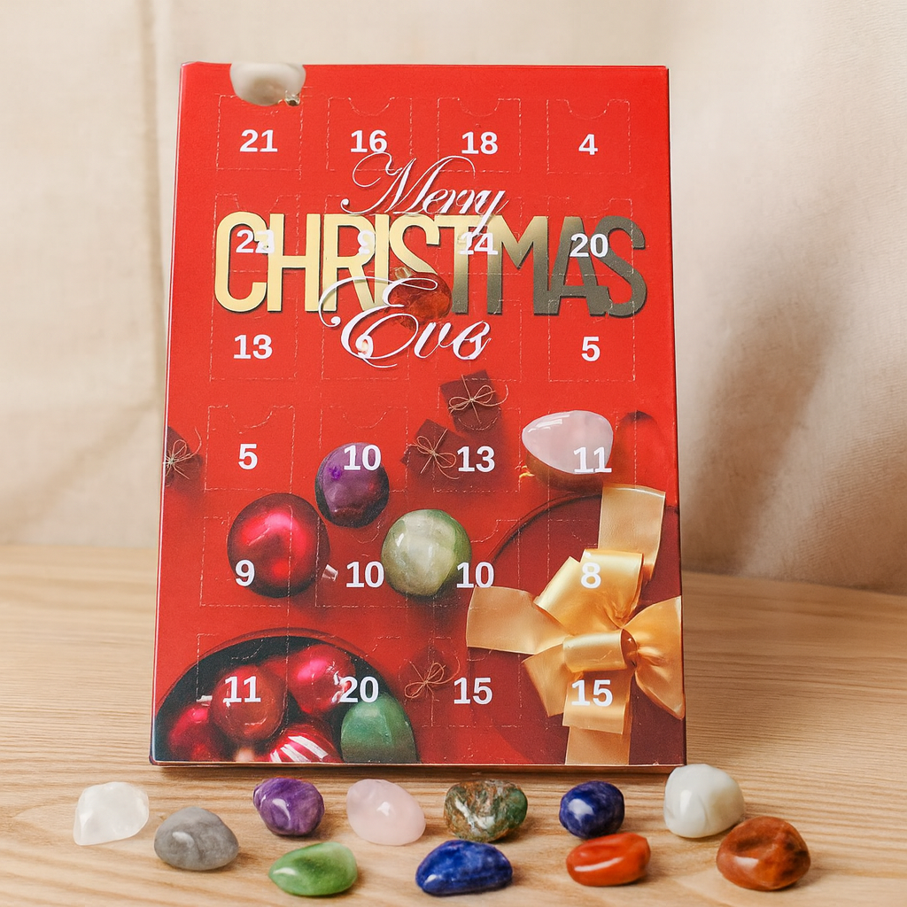 GemAura | Crystal Advent Calendar with 24 Natural Gemstones