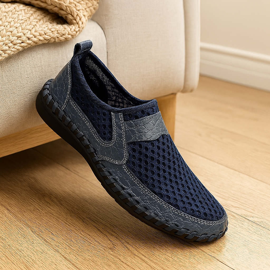 Men's Loafer – Outdoor Slip-On Shoes with Rubber Sole