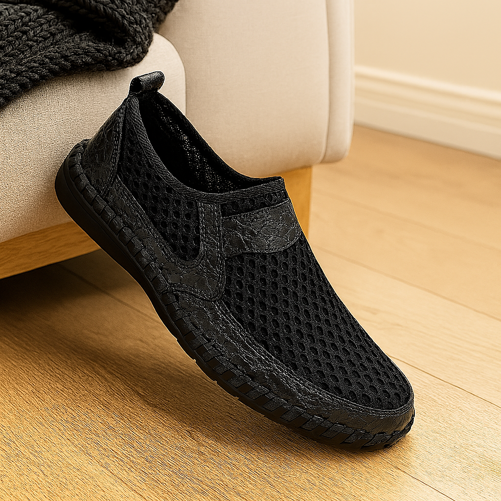 Men's Loafer – Outdoor Slip-On Shoes with Rubber Sole