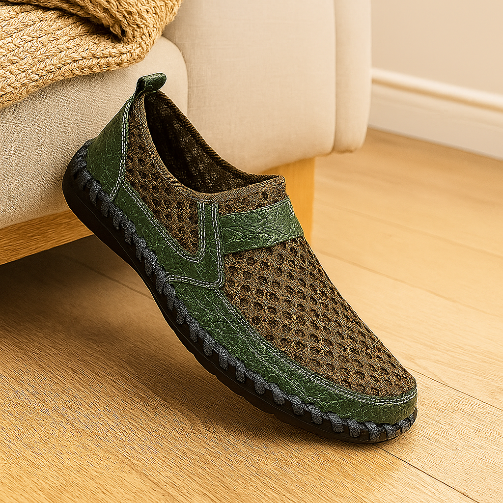 Men's Loafer – Outdoor Slip-On Shoes with Rubber Sole