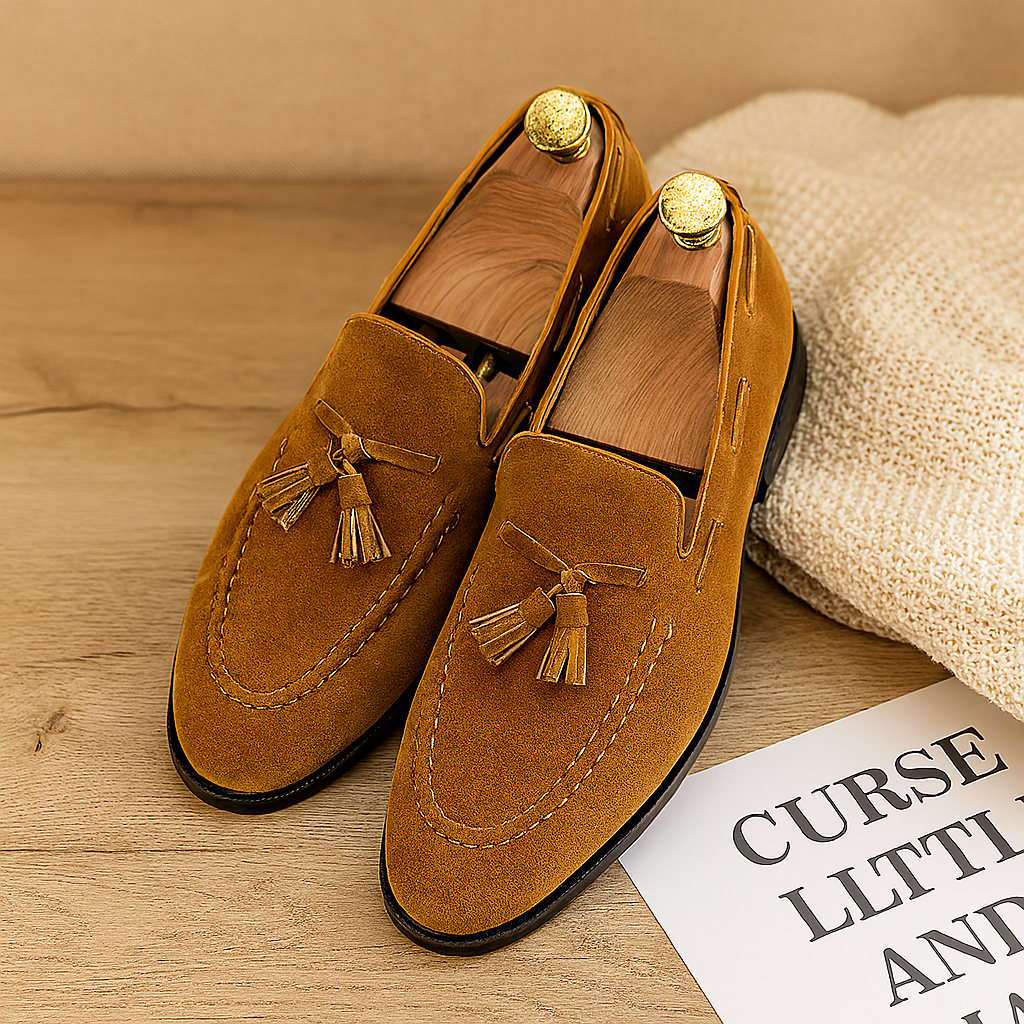 Casual Men's Slip-On Shoes – Versatile Footwear for Work & Travel