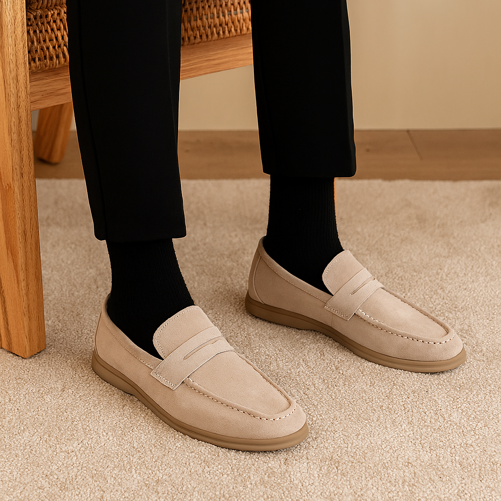 Versatile Business Casual Loafers for Men – Stylish and Simple Slip-On Flats