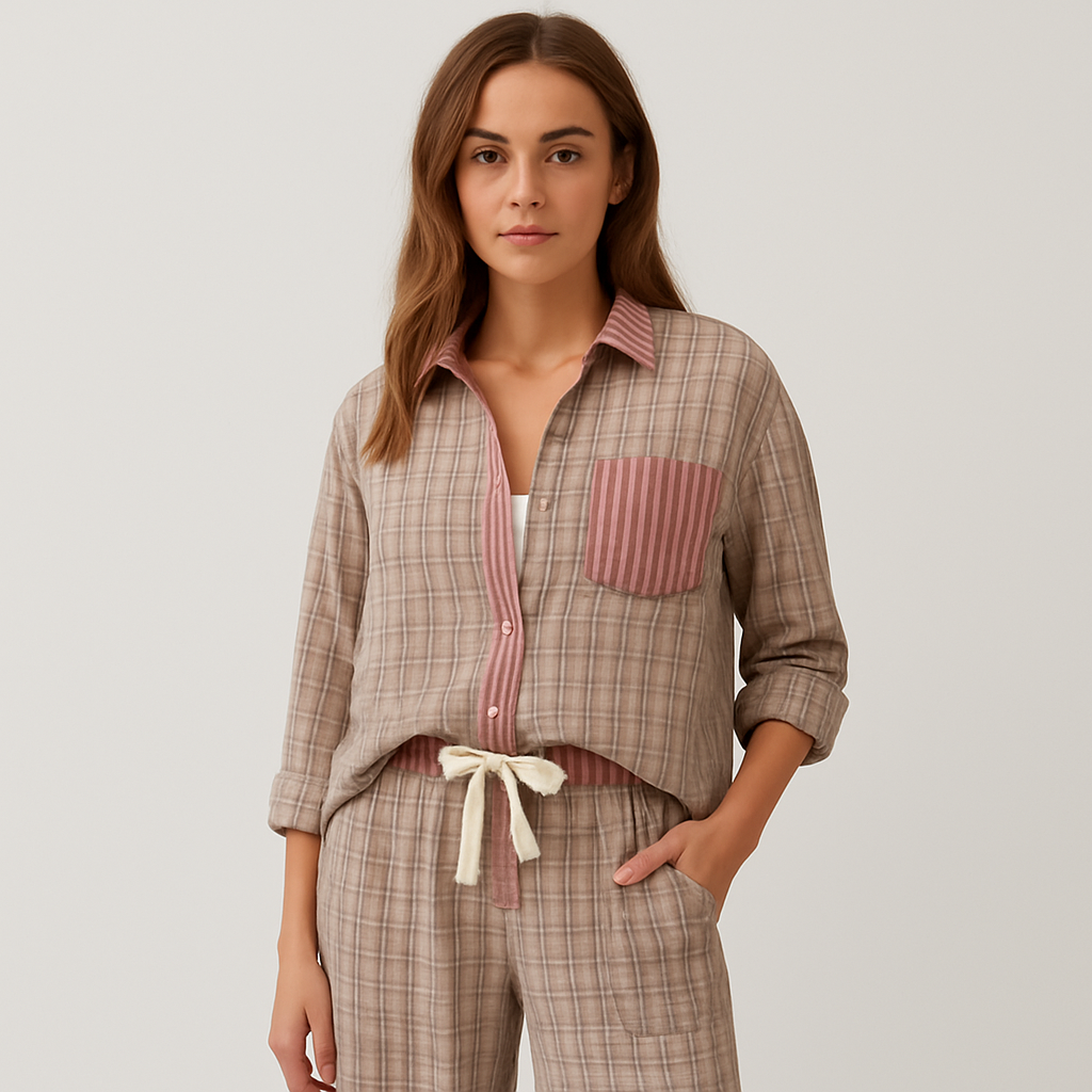 Viktoria – Women's 2-Piece Relaxed Pajama Set – Soft and Comfortable Pajamas