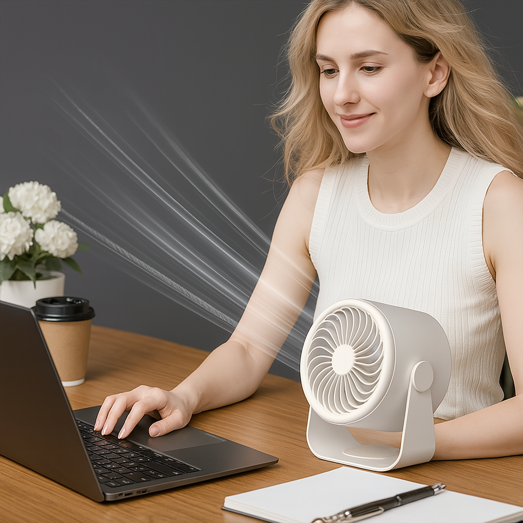 BreezeFlow – Silent and Energy-Efficient Cooling Fan