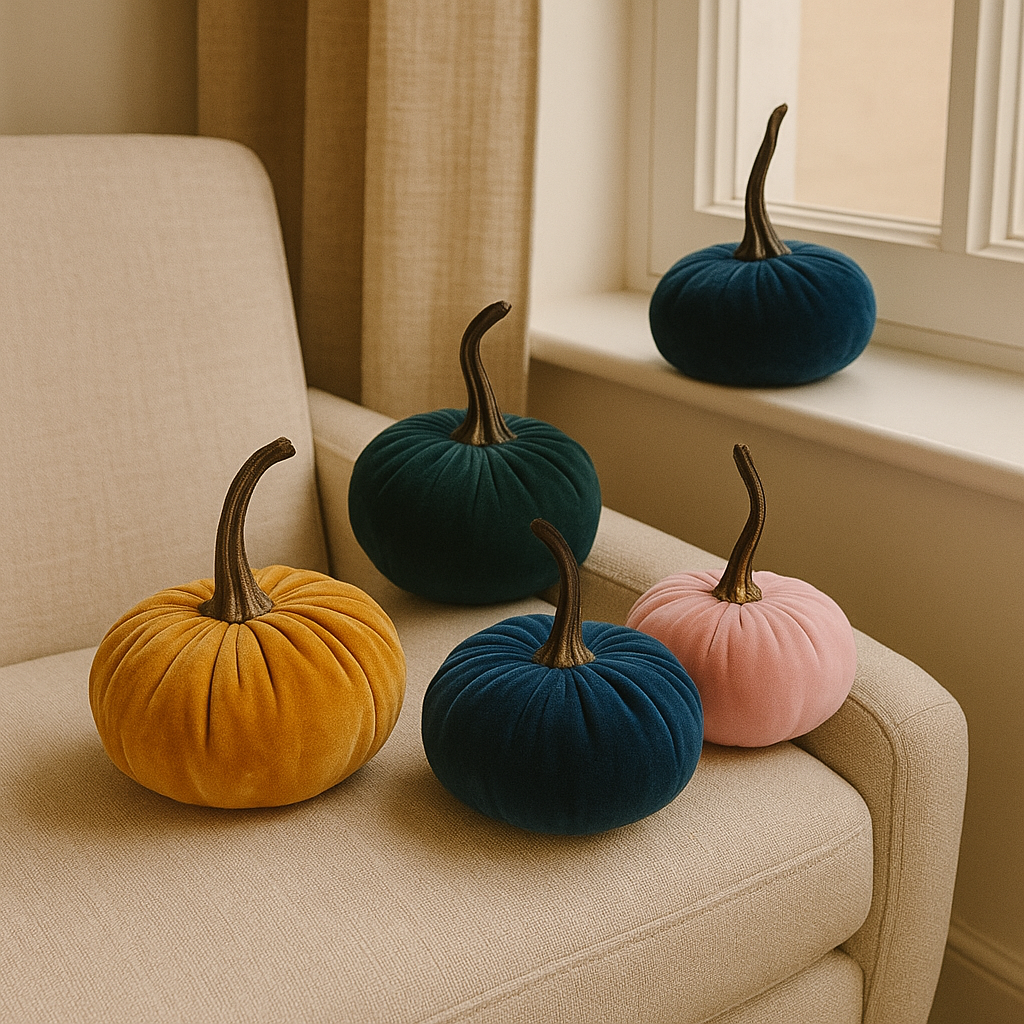 HarvestHug – Handmade Soft Halloween Pumpkin Pillow
