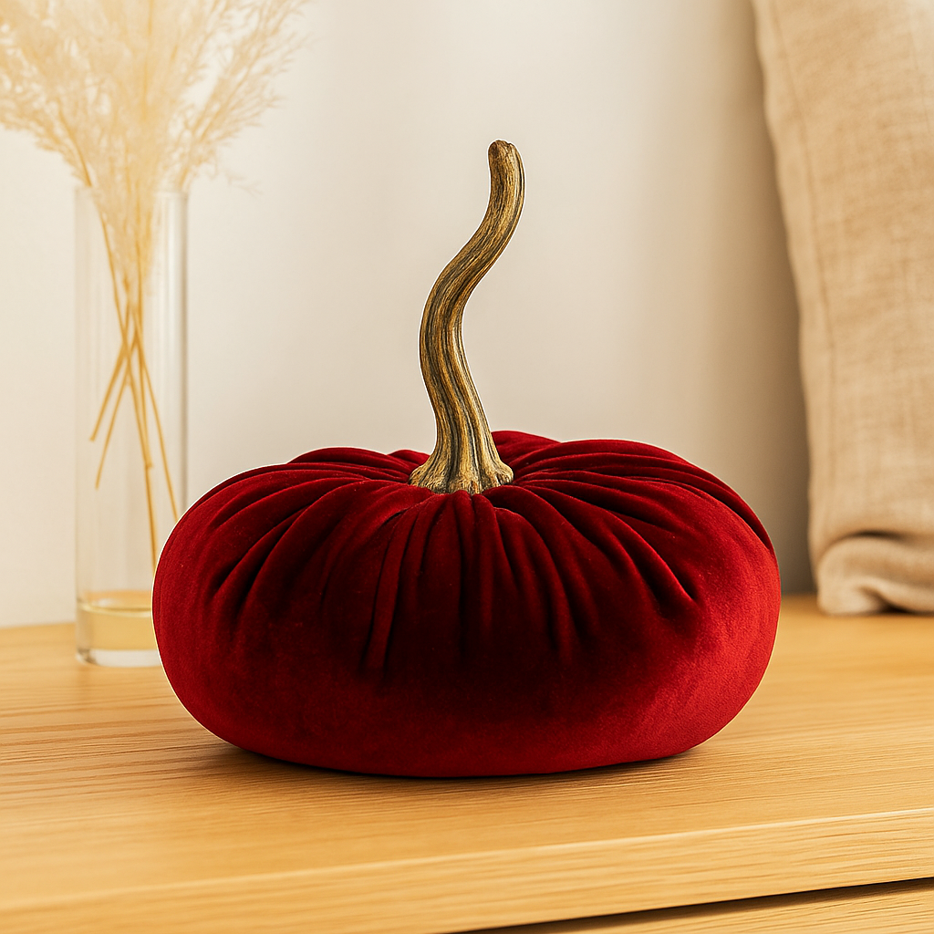 HarvestHug – Handmade Soft Halloween Pumpkin Pillow