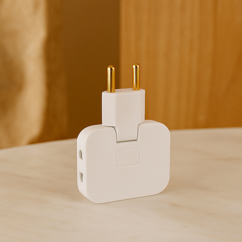 FlexiPlug – Ultra-thin 180° rotatable power strip with multiple sockets