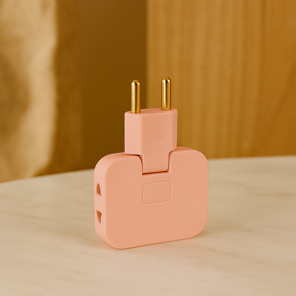 FlexiPlug – Ultra-thin 180° rotatable power strip with multiple sockets