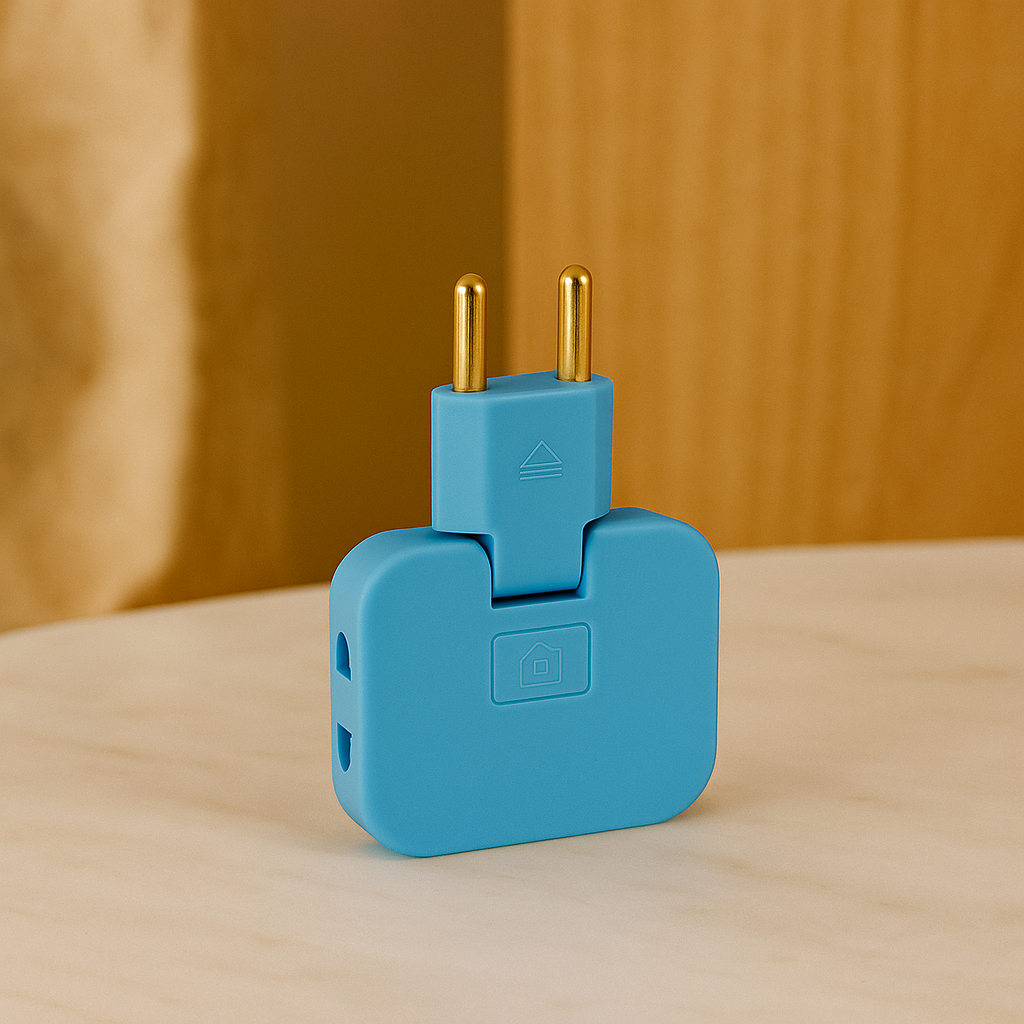 FlexiPlug – Ultra-thin 180° rotatable power strip with multiple sockets