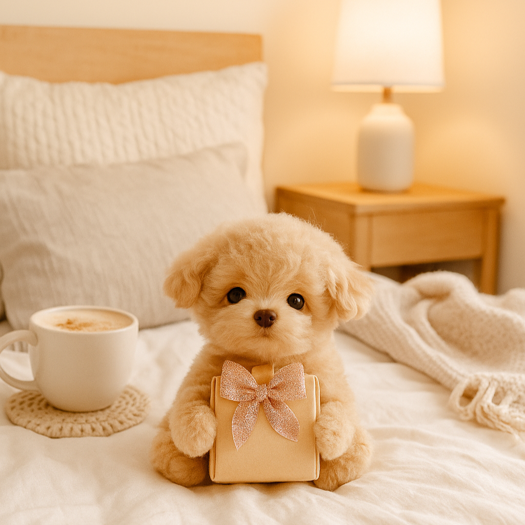 SnugglePup - Plush puppy with realistic details