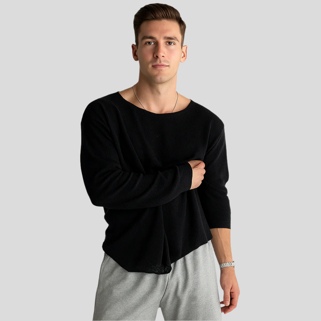 Elias β Men's Breathable Knit Shirts for Everyday Wear