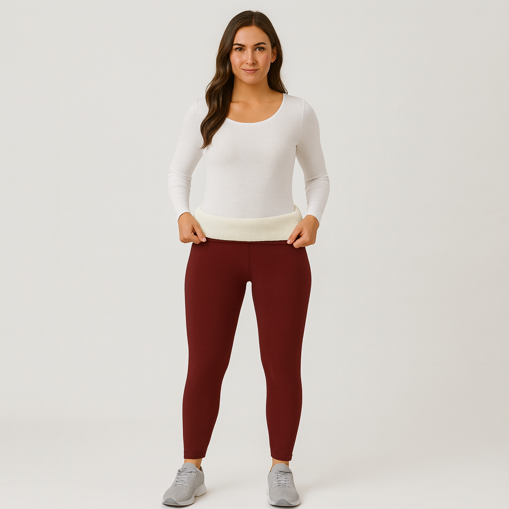 Selora | Cozy Thermal Leggings with Sherpa Lining for Women