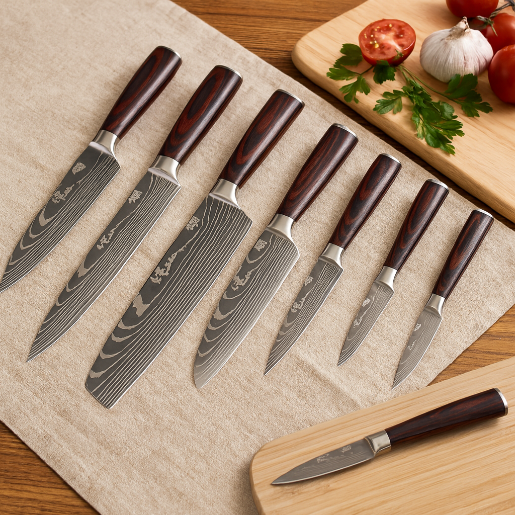 Gustav | 8-Piece Cooking Knife Set Made from German Steel