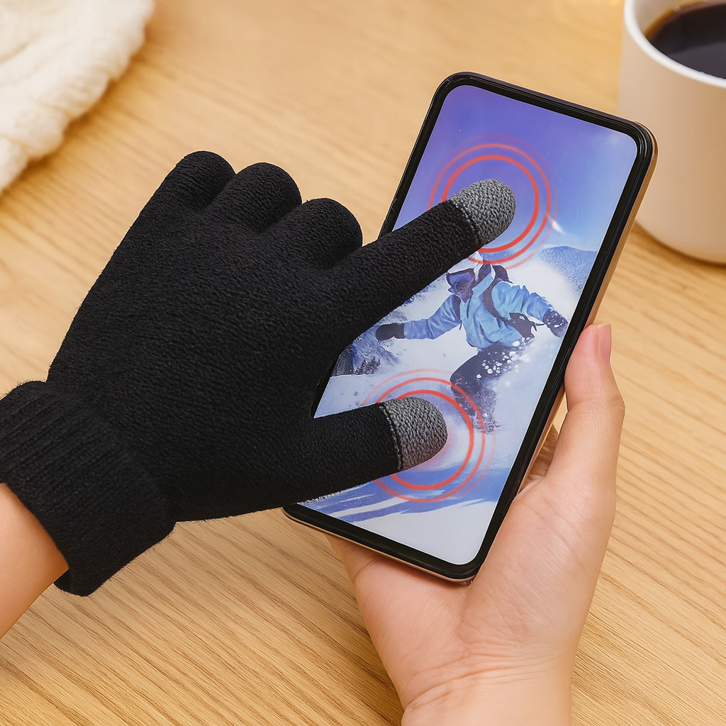 ColdGrip Thick Winter Sports Gloves – Touchscreen Compatible for Hiking & Cycling