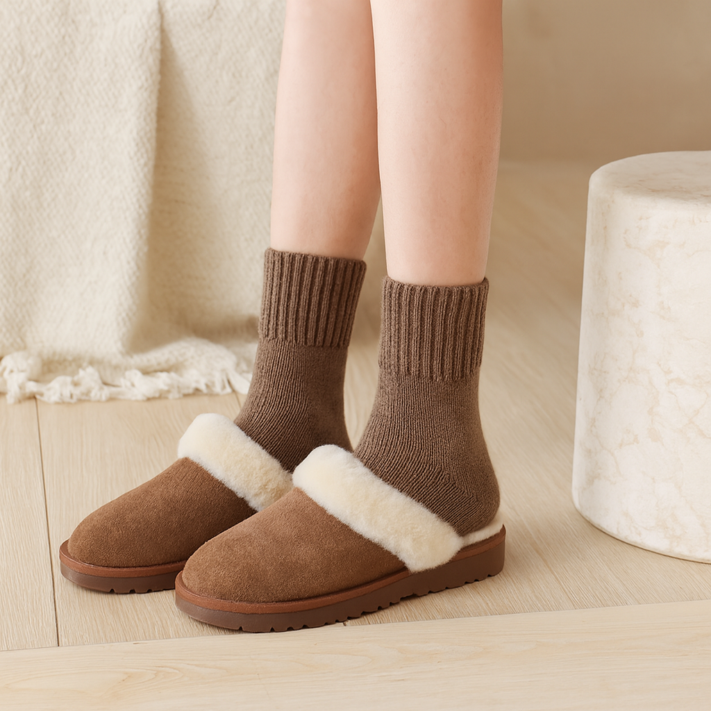 ComfortWeave | Solid Tube Socks – 5-Pack for Women