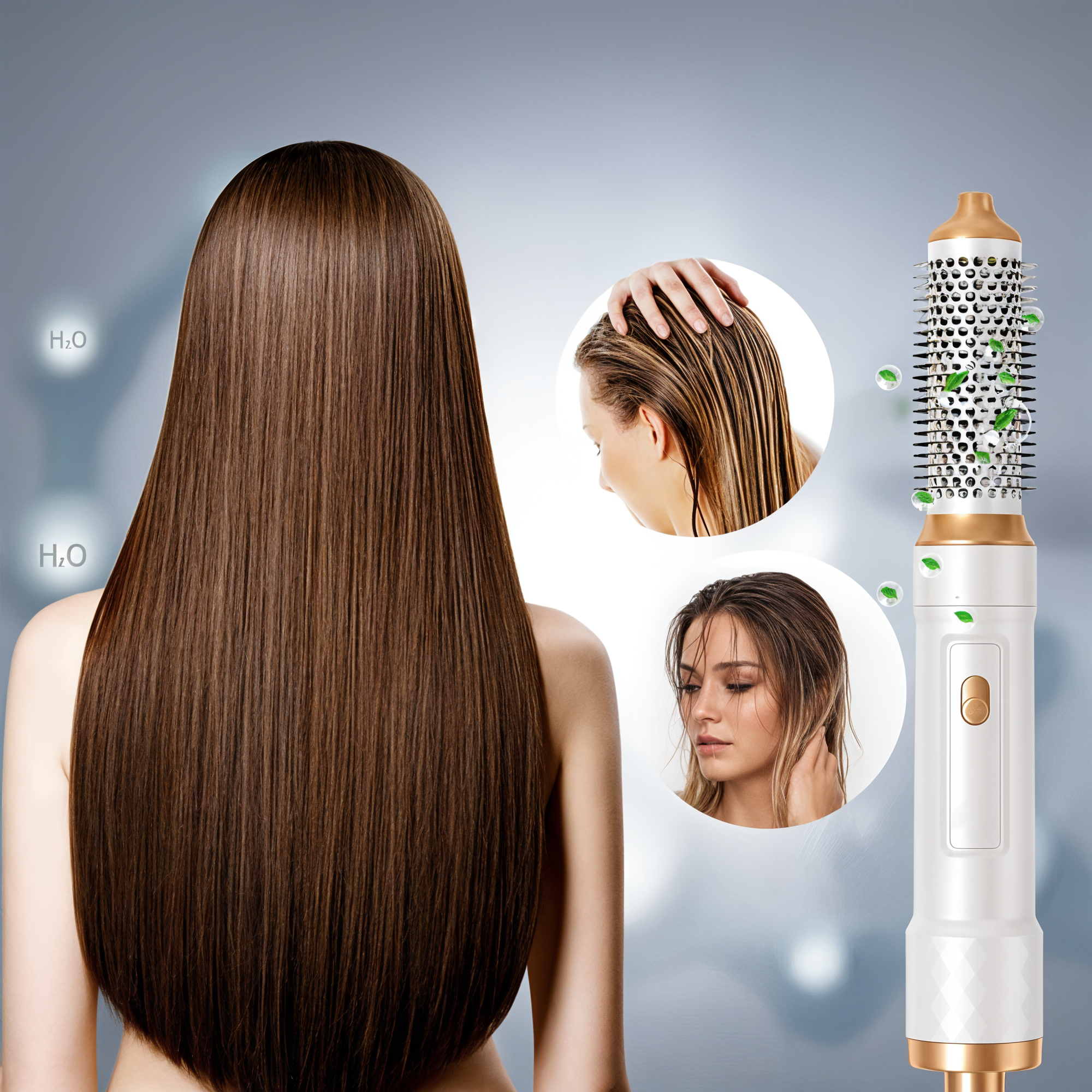 5-in-1 Hair Dryer with Styling Attachments