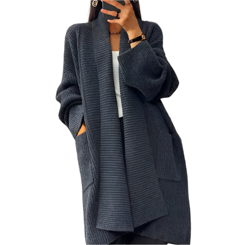 Laura | Cozy long cardigan jacket for women